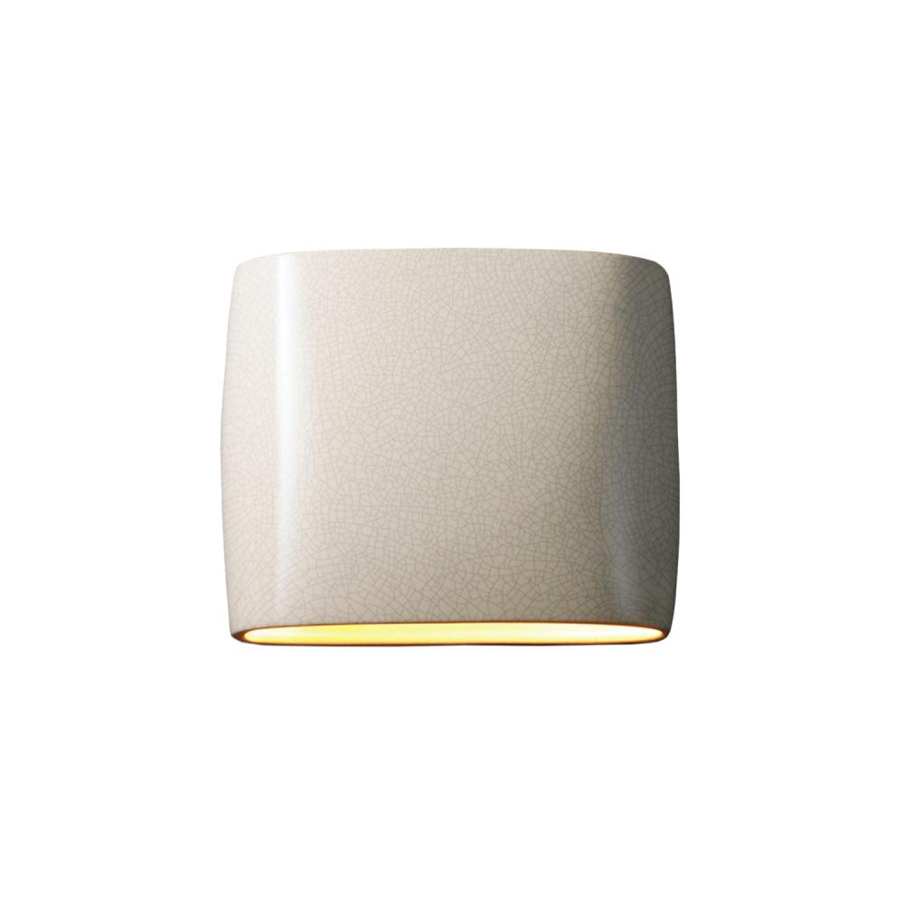 Wide ADA Oval Wall Sconce - Closed Top