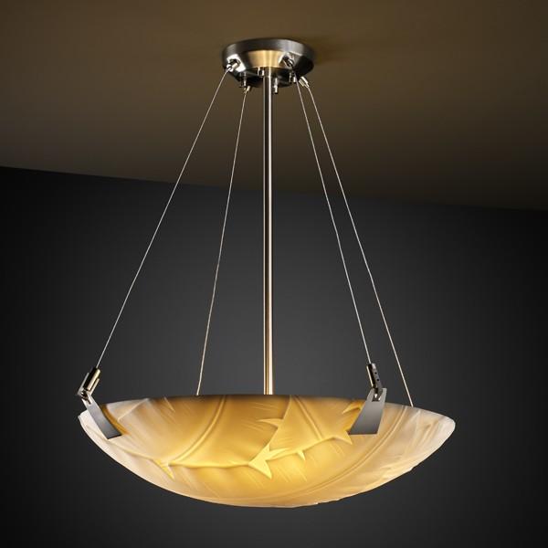 18" LED Pendant Bowl w/ Tapered Clips