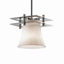  CLD-8165-20-NCKL-BKCD - Metropolis 1-Light Small Pendant (2 Flat Bars)