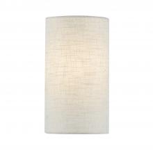  FAB-5945-CREM - ADA Small Cylinder Fabric Wall Sconce