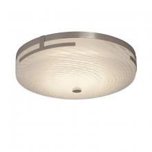  FSN-8995-WEVE-CROM - Atlas 16" LED Round Flush-Mount