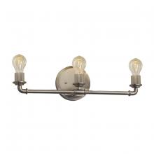  NSH-8463-NCKL - Bronx 3-Light Bath Bar