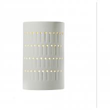 Justice Design Group CER-2285W-MAT-LED1-1000 - Small Cactus Cylinder - Open Top & Bottom (Outdoor)