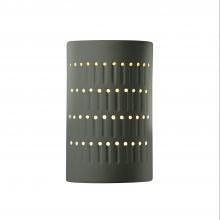  CER-2285W-PWGN-LED1-1000 - Small LED Cactus Cylinder - Open Top & Bottom (Outdoor)