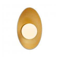  CER-3045-MTGD - Oval Coupe Wall Sconce