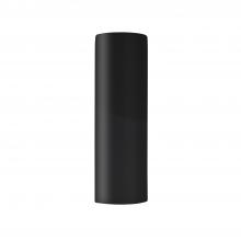 Justice Design Group CER-5407-BKMT-LED1-1000 - Really Big ADA LED Tube Wall Sconce - Closed Top