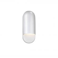 Justice Design Group CER-5620-WHT-LED1-1000 - Small ADA Capsule LED Wall Sconce