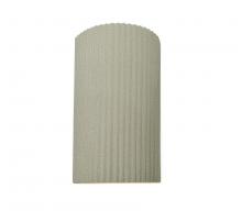  CER-5745W-CKC - Large ADA LED Pleated Cylinder Wall Sconce (Outdoor)