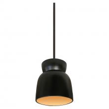 Justice Design Group CER-6515-CBGD-MBLK-RIGID-LED1-700 - Large Hourglass LED Pendant