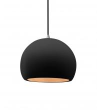  CER-6530-CBGD-NCKL-BKCD - Small Globe 1-Light Pendant