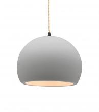  CER-6533-BIS-MBLK-BEIG-TWST - Medium Globe 1-Light Pendant