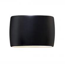  CER-8898-CRB-LED2-2000 - Wide ADA Large Oval LED Wall Sconce - Closed Top