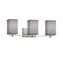  FAB-8443-15-GRAY-NCKL - Era 3-Light Bath Bar