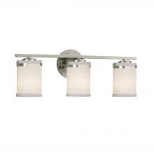  FAB-8453-10-WHTE-NCKL-LED3-2100 - Atlas 3-Light LED Bath Bar