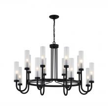  FSN-4345-CLFR-MBLK - Anchor 42" Chandelier