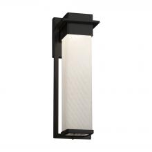  FSN-7544W-WEVE-MBLK - Pacific Large Outdoor LED Wall Sconce