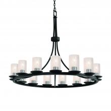  FSN-8715-10-SEED-MBLK-LED15-10500 - Dakota 15-Light 1-Tier Ring LED Chandelier