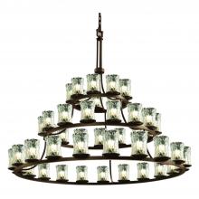  GLA-8714-16-CLRT-DBRZ-LED45-31500 - Dakota 45-Light 3-Tier Ring LED Chandelier