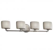  POR-8464-30-PLET-NCKL-LED4-2800 - Bronx 4-Light LED Bath Bar