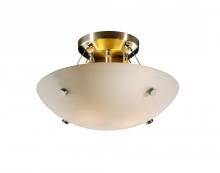  FSN-9650-25-OPAL-NCKL-F4 - 14" Semi-Flush Bowl w/ Finials