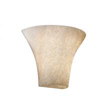  POR-8811-LEAF - Large Round Flared Wall Sconce