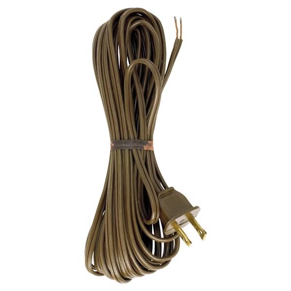 18/2 SPT-1-105C All Cord Sets - Molded Plug - Tinned Tips 3/4" Strip with 2" Slit 100 Ctn.