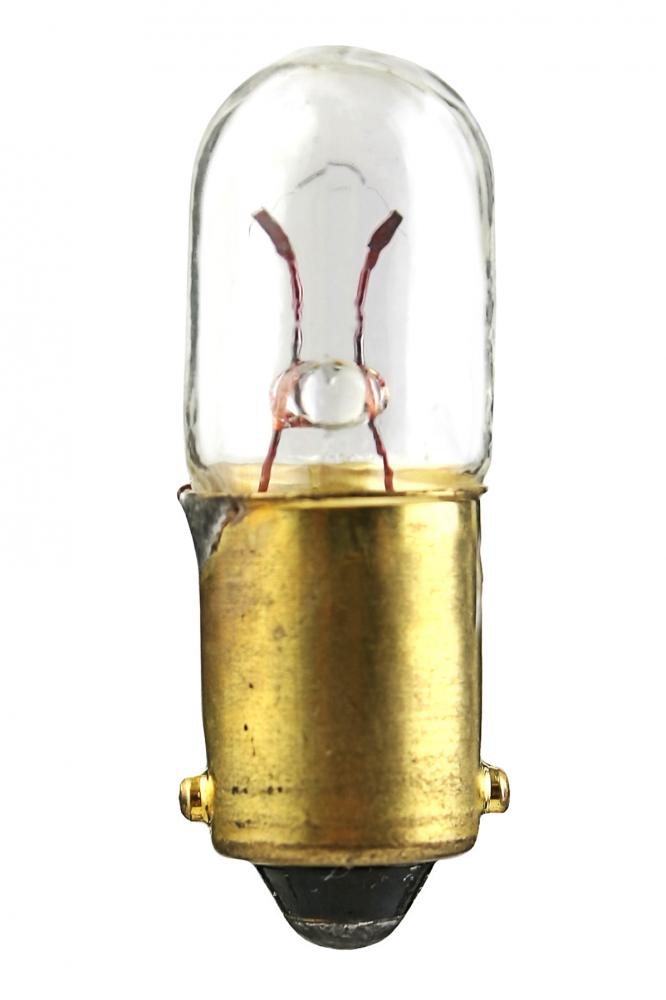 1.12 Watt miniature; T3 1/4; 3000 Average rated hours; Miniature Bayonet base; 3.2 Volt