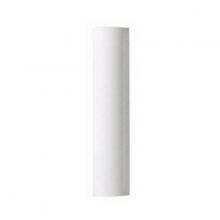  90/1103 - Plastic Candle Cover; White Plastic; 13/16" Inside Diameter; 7/8" Outside Diameter;