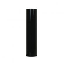  90/2393 - Plastic Candle Cover; Black Plastic; 13/16" Inside Diameter; 7/8" Outside Diameter; 4"