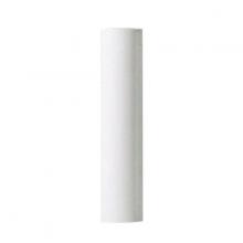  90/370 - Plastic Drip Candle Cover; White Plastic; 13/16" Inside Diameter; 7/8" Outside Diameter;