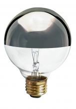  S3860 - 25 Watt G25 Incandescent; Silver Crown; 1500 Average rated hours; 150 Lumens; Medium base; 120 Volt