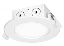  S39056 - 8.5 watt LED Direct Wire Downlight; Edge-lit; 4 inch; 3000K; 120 volt; Dimmable