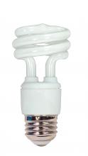 Satco Products Inc. S7215 - 11 Watt; Mini Spiral Compact Fluorescent; 4100K; 82 CRI; Medium base; 120 Volt