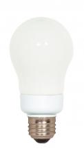  S7282 - 7 Watt; A19 Compact Fluorescent; 4100K; 82 CRI; Medium base; 120 Volt