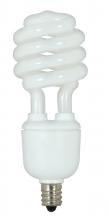  S7365 - 13 Watt; Mini Spiral Compact Fluorescent; 4100K; 82 CRI; Candelabra base; 120 Volt