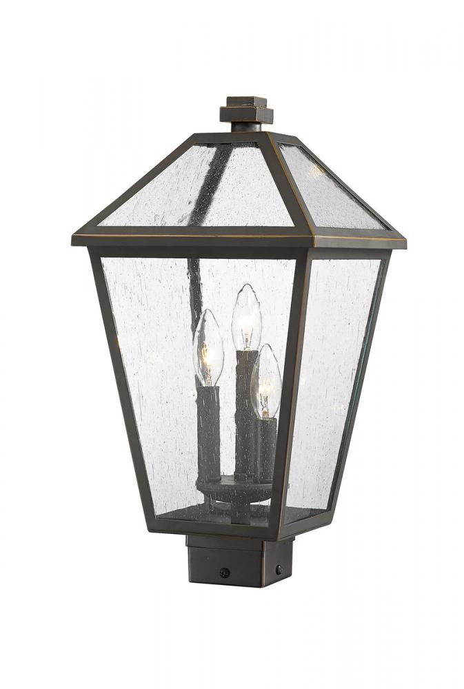 3 Light Outdoor Post Mount Fixture