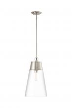  2300P12-BN - 1 Light Pendant