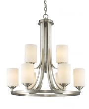  435-9BN - 9 Light Chandelier