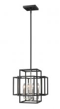  454-14BK-BN - 4 Light Pendant