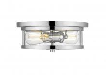 Z-Lite 462F11-CH - 2 Light Flush Mount