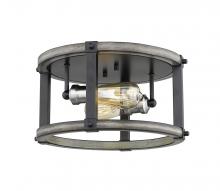 Z-Lite 472F2R-ABB - 2 Light Flush Mount