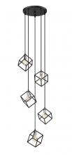  478-5MB-BN - 5 Light Chandelier