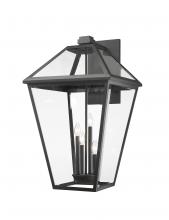  579XLX-BK - 4 Light Outdoor Wall Light