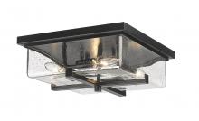  592F-BK - 4 Light Outdoor Flush Mount