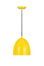  6012P9-YEL - 1 Light Pendant