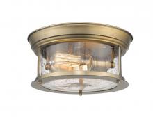  727F10-HBR - 2 Light Flush Mount