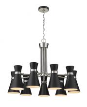 Z-Lite 728-9MB-BN - 9 Light Chandelier