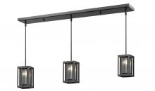  Z6-58MP-C-3BRZ - 3 Light Linear Chandelier