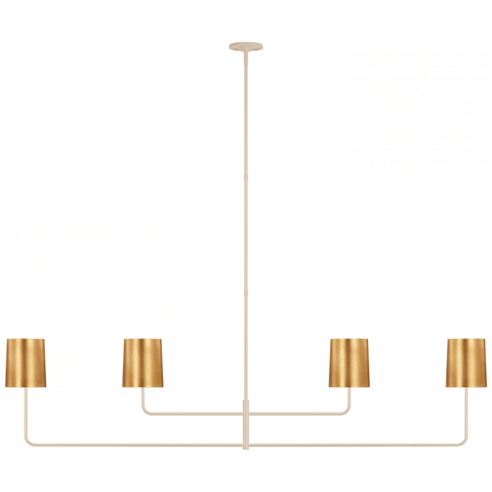 Go Lightly 70" Four Light Linear Chandelier