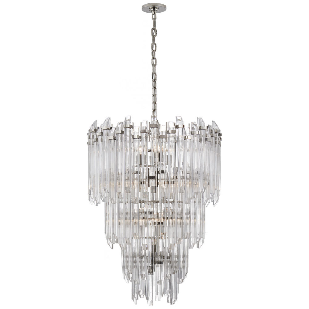 Adele Three-Tier Waterfall Chandelier